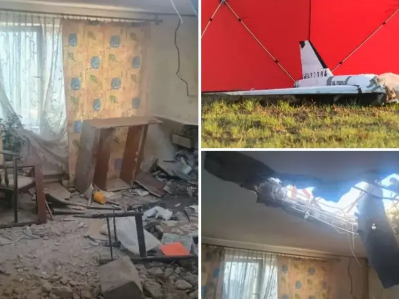 Na ovu kuću je pao dron, šire se snimke jezivog zvuka u zoru: 'Čula sam prasak'